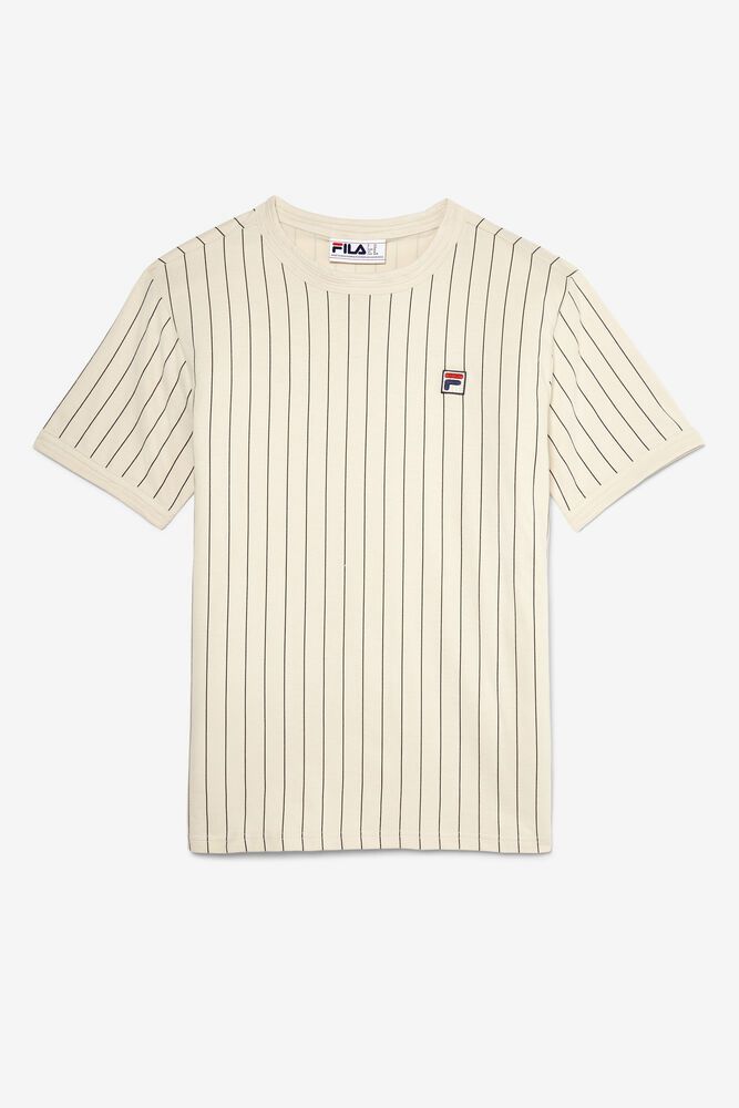 Fila Guillo Beige T-Shirt Mens - NZ 86320-KVWH